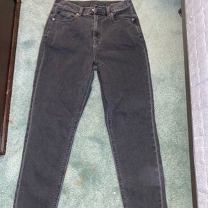 black american eagle mom jeans size 4